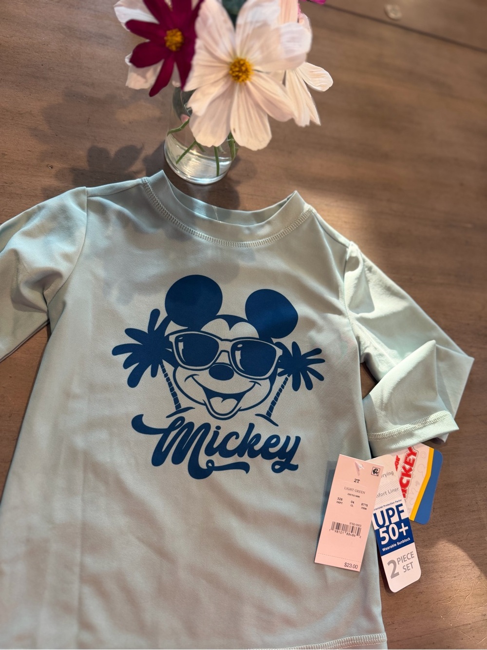 Mickey 2T UPF 50+ Rash Guard Top - Picture 3 of 4